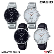Casio MTP-VT01DM MTP-VT01LM Marble Dial Men Watch Jam Tangan Lelaki