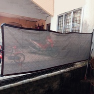 Balcony Fence Privacy Screen Net Privacy Fence with Rope Outdoor Garden Sunshade Net