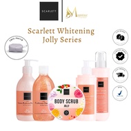 Scarlett WHITENING JOLLY SERIES 5item SERIES JOLLY BODY SCRUB BODY SERUM BODY CREAM BODY SHOWER BODY
