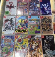 Switch games arms  俄羅斯方塊s  龍珠鬥士z  勇氣默示錄2  稻田姬  鐳射戰機合集  太鼓  泡泡龍4  鬼哭邦  奧日2  街霸2  不再猶豫