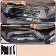 Denza D9 แถบกาบประตู แป้นเหยียบต้อนรับ การ์ดท้ายรถ สแตนเลส ตกแต่งกันชนหลัง อุปกรณ ชุดแต่ง accessorie