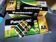 พานา AA-gold -Panasonic SIZE AA -gold power 1.5V  ถ่านไฟฉาย  ถ่าน Panaเขียว ถ่านของเล่น