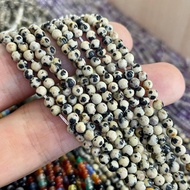 Dalmatian Jasper (Dalmatian Jasper) 3 mm Long Lines