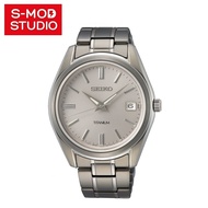 Seiko SUR369 Quartz 40mm Titanium Dress Watch Baby Grand Seiko