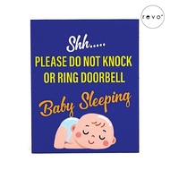 FUNNY CUTE DO NOT KNOCK, DO NOT DISTURB, DND WARNING & INSTRUCTION & NOTICE SIGN