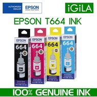 ORIGINAL EPSON 664 T664 BLACK CYAN MAGENTA YELLOW Series for Printer L220 / L210 / L360 T664 6641