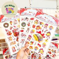 STIKER NATAL ROOM DEKOR RANDOM LUCU IMUT CHRISTMAS XMAS SOUVERNIR