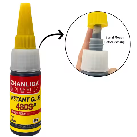 Zhanlida 480S Black Auto Tire Repair Glue Sealer Super Caulk Car Rubber Outer Tire Wall Cracks Later