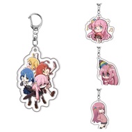 6cm Anime BOCCHI THE ROCK Acrylic Keychain Dinosaur Gotoh Hitori Yamada Ryo Ijichi Nijika Cosplay Co