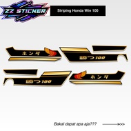 Honda Win 100 Striping Variations (7) Original Japanese Service Japan Custom TS Semi Trail Trill New