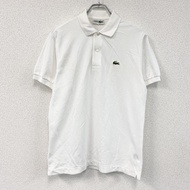 LACOSTE短袖 polo 衫，白色，4 碼，古著。