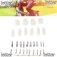 LETTER 2 Set Controller Plug Connector, Electronic 2 Pin Connector Pin Set, Portable Lightweight Fem