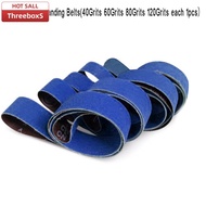4pcs 2"x 72" 40/60/80/120Girt Ceramic Sanding Belts Bands Coarse Grinding