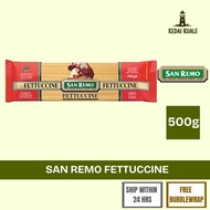 SAN REMO Fettuccine Pasta Halal 500g | Pasta Lebar Premium