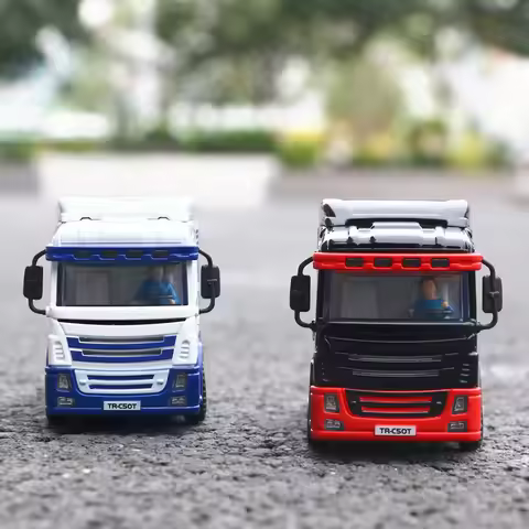 Turbo Racing C50 1:76 Full Proportional 4WD RC Semi-truck Tractor Trailer with P81 2.4Ghz 10Ch Contr