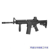 【阿盛生存遊戲工作室】KWC K4A1 M4A1 RIS 黑色 手拉 空氣 長槍