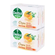 สบู่เดทตอล ยกแแพ๊ค 4 ก้อน เป็นกล่อง Dettol สบู่ก้อน แอนตี้แบคทีเรีย ปกป้องกลิ่นกาย  เดทตอล 60 กรัม 1 แพ็ค
