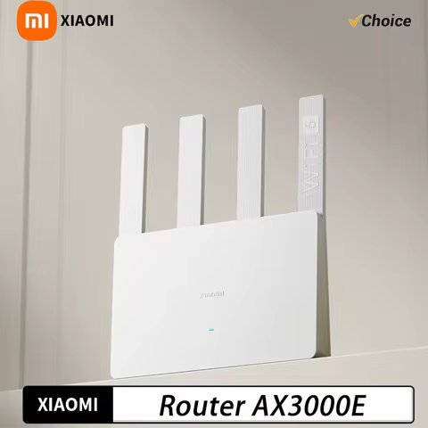 New Xiaomi Router AX3000E WiFi 6 3000Mbps Dual-Band Gigabit Qualcomm Chip Dual WAN Ports 256MB Large