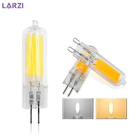 LED COB Lamp G4 G9 6W 9W Glass Bulb 220V 230V 240V Candle Lights Replace 30W 40W 360 Beam Angle Halo