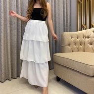 ( VM ) - Margarettavanesha - 112 premium morcrepe layered skirt / skirt rumbay skirtWanita /fashion 