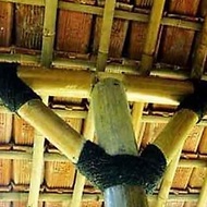 Bamboo rope gazebo rope