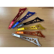 Ekzos Bracket King Drag Exhuast Bracket Alloy CNC Y15ZR Exhaust Bracket Cutting Standard Exhaust Kin