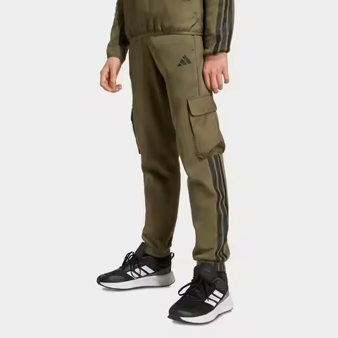 adidas | Big Kids' adidas Utility Pack Fleece Cargo Jogger Pants