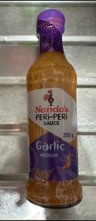 全新 - Nando’s 英國Nando‘s 燒雞店 Peri-Peri Sauce (Garlic Medimum 中辣) 250g 