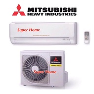 Mitsubishi 1.5hp Non Inverter Aircond SRK13CRS &amp; SRC13CRS 1.5hp with Ionizer 3D Air Swing Air Conditioners