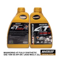 MAXWORKS Fully Synthetic 15w-50 1.2lit