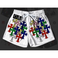 Rainbow Cross Shorts: Streetwear Essential