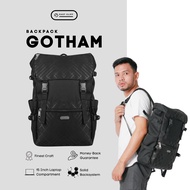 East Cliff - Gotham Backpack Full Black - Men's Laptop Backpack Laptop Bag