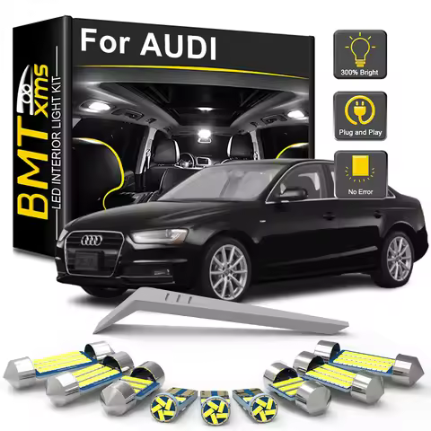 BMTxms Canbus For Audi A3 8L 8V 8P A4 B5 B6 B7 B8 A5 8TA 8T3 A6 C5 C6 C7 A7 A8 D2 D3 1996-2017 LED I