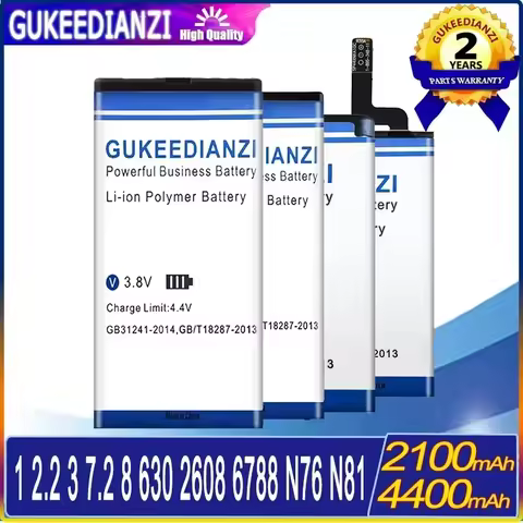 Battery For Nokia 1 TA-1047/7.2 /N85 N86/2.2 HQ510/8 TA-1004/2608 2600c/3 TA-1020 TA-1028/Lumia 630/