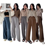 ASOKA Meira Pants 998 Loose Button Pants - Trousers - Women's Culottes [PART 1] - Formal/Casual