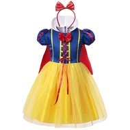 ZZOOI Disney Cinderella Costume Girls Princess Cosplay Dress Up Clothes for Girls Christmas Hallowee