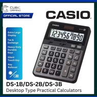 CASIO DS-1B (10 DIGITS) / DS-2B (12 DIGITS) / DS-3B (14 DIGITS) DESKTOP TYPE PRACTICAL CALCULATOR WI