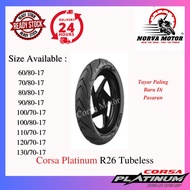 Norva Motor Tayar Corsa R26 70/80-17 80/80-17 90/80-17 100/70-17 110/70-17 120/70-17 130/70-17
