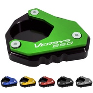 For KAWASAKI VERSYS 650 VERSYS650 ABS 2010-2020 2019 2015 Motorcycle CNC Kickstand Foot Side Stand E
