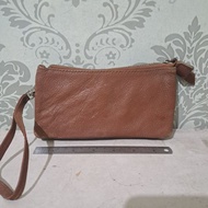 No brand preloved Genuine Leather Women's Wallet