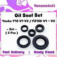 Oil Seal Set Yamaha Y15 ZR Y15ZR V1 V2 / FZ150 FZ150i FZ 150 150i V1 V2 V3 Engine Overhaul Enjin Get