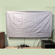 48 Inch Wall Mounted TV Cover/Cover/Cover with Silver Coated Umbrella Covers Dirt, Sunlight and When