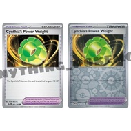 Pokemon Trainer Card - Cynthia’s Power Weight (162/182) - NORMAL/REVERSE HOLO - Destined Rivals