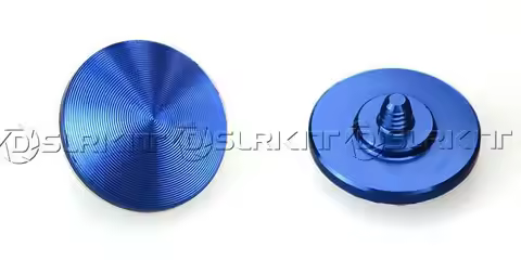 L size Soft Release Button for Leica Contax Fujifilm X100 Blue
