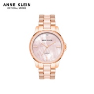 Anne Klein AK4120BHRG0000 Blush Mother of Pearl with Diamond Dial  Rose Gold Round Watch with Ceramic Band
