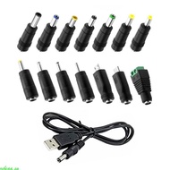 zebeaa. USB to DC5V Power Cord Features 14 Adapter Plugs 5 5x2 1mm Feamle for More 5V Lamp Speakers 