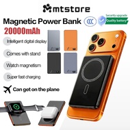 Magnetic Power Bank Wireless 20000mAh 3-IN-1 Ultra-thin Power Fast Charging Small and Portable Power