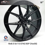 【Installation Available】VOX50 RAXER FLOW FORMING 18 INCH 18X8.5 5X113 ET42 DGP READY STOCK SPORT RIM