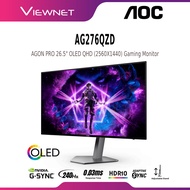 AOC 27" AGON PRO AG276QZD QHD (2560x1440 @240HZ) OLED GAMING MONITOR (0.03MS, INPUT: HDMI+ DP+ USB+3