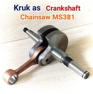 KRUK AS MS381 CRANKSHAFT GERGAJI POHON CHAINSAW MS381
